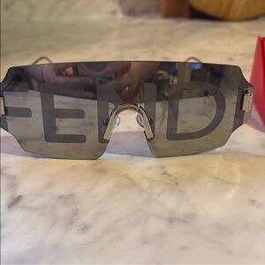 Vintage FENDI authentic wrap around sunglasses 17335